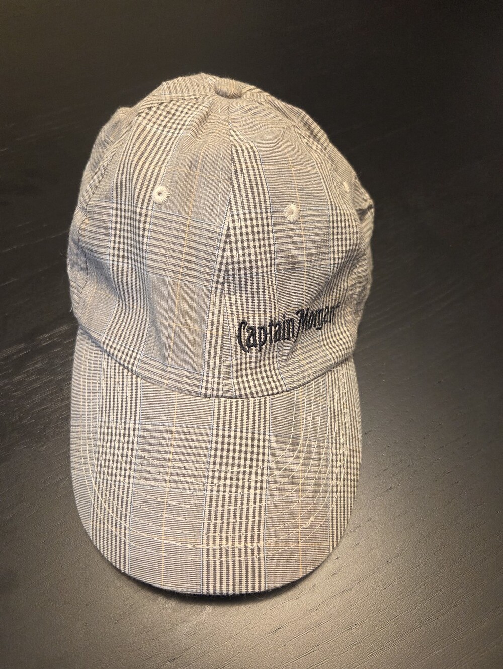 Captain Morgan Plaid Stretch Fit Baseball Cap